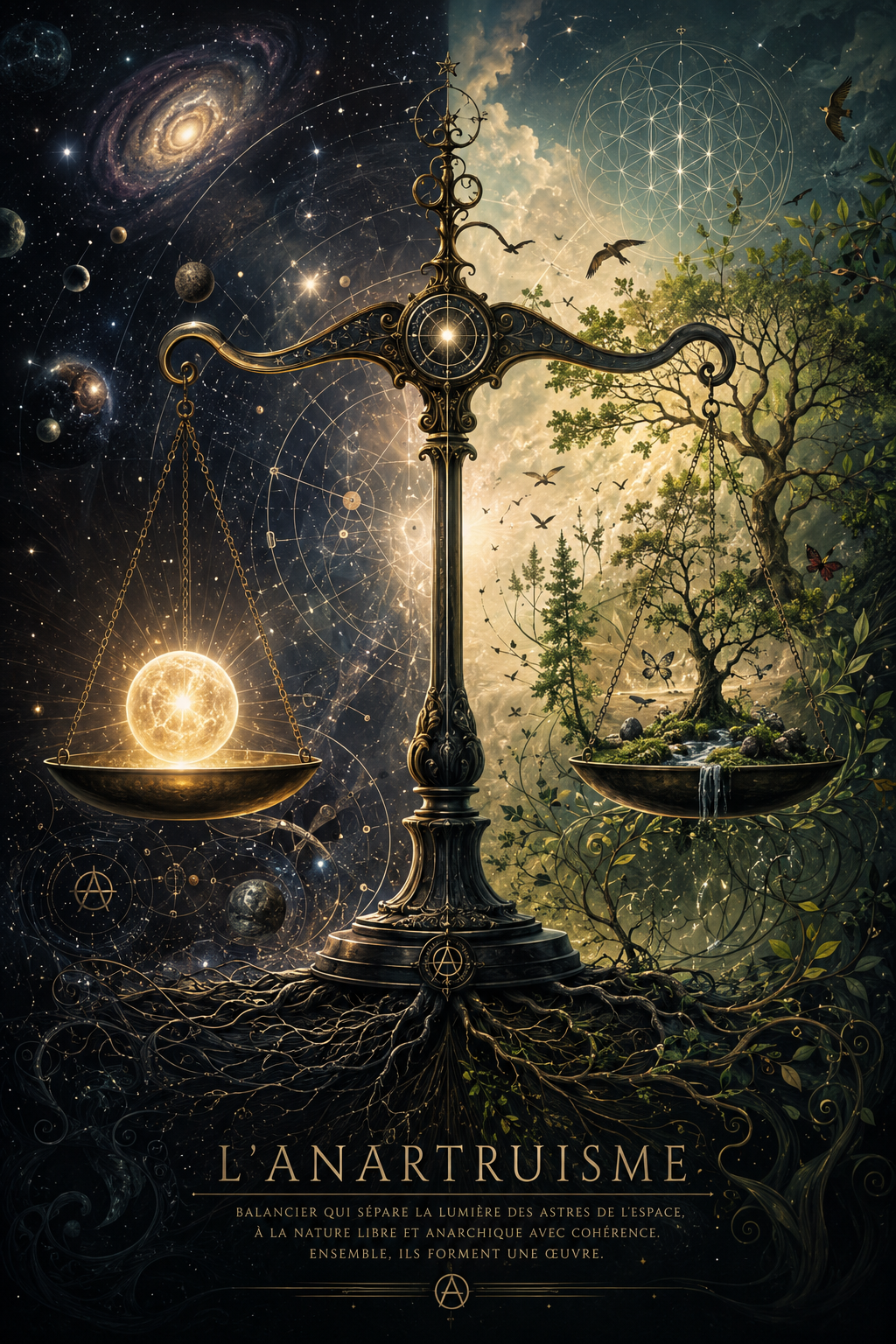 L'Anartruisme — équilibre entre la lumière des astres et la nature libre